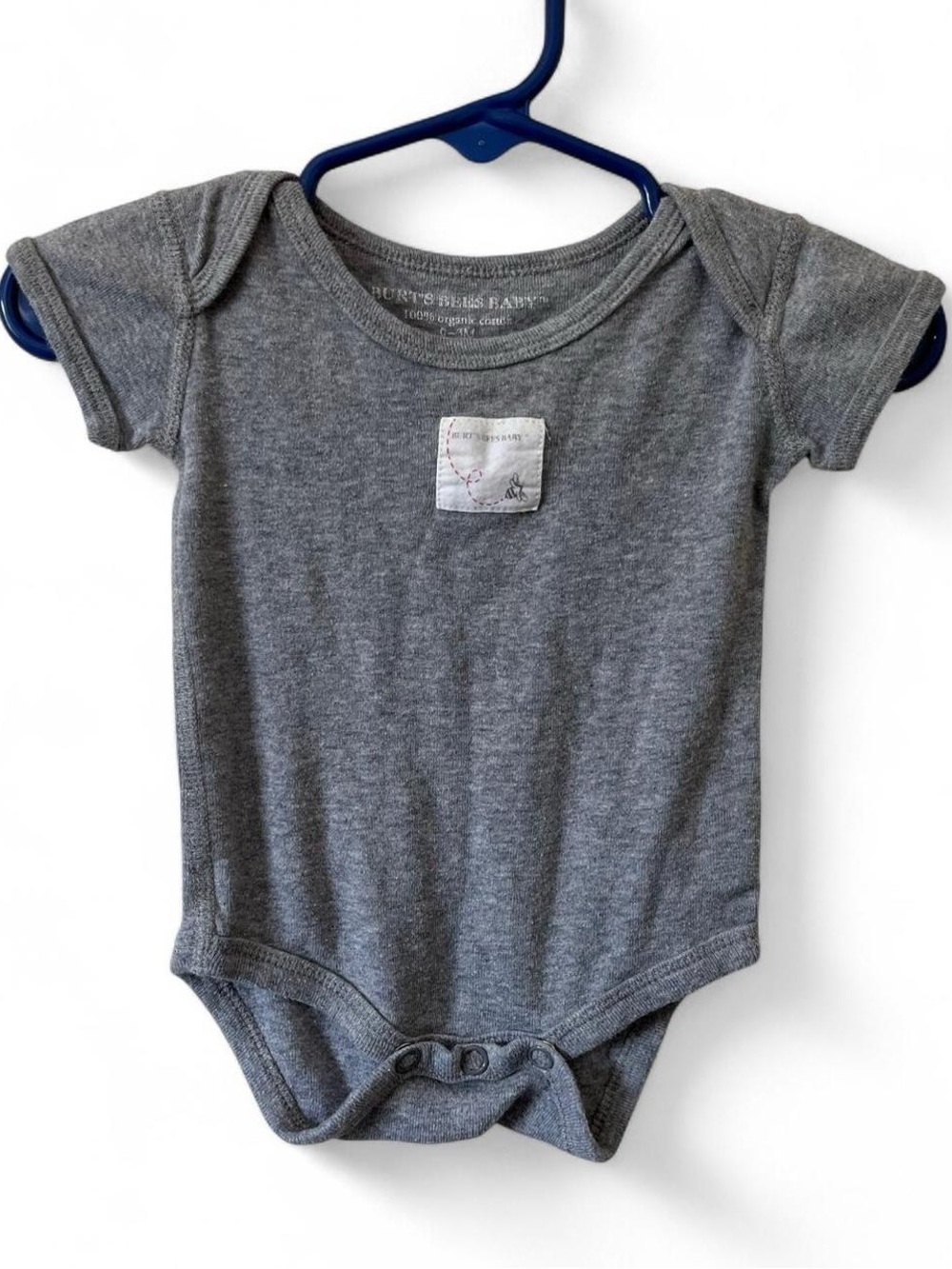 100% Organic Cotton Burt’s Bee’s Unisex One Piece Onesie Bodysuit 0-3M Boy Girl